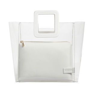 STAUD SHIRLEY BAG | CLEAR WHITE
